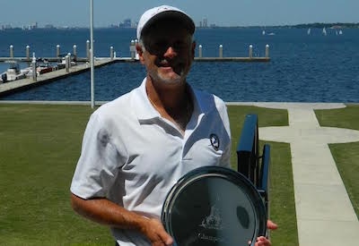 Doug Hanzel with 2016 Senior Division trophy <br>(Photo Courtesy of Clint Avret)</br>