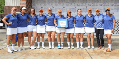 The winning Florida Gators <br>(Florida Athletics Photo)