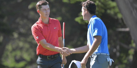 Maverick McNealy has 11 wins during his Stanford career <br>(Stanford Athletics Photo)