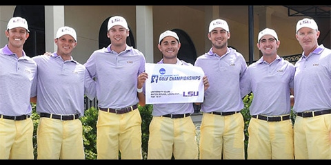 LSU used their home course advantage to win the Southeast Regional<br>(LSU photo)