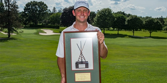 Matt Parziale continues a winning season at the Francis Ouimet Memorial<br>(David Colt/MGA photo)