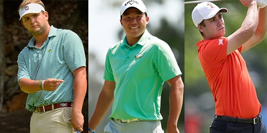 Mark Lawrence, Jr. (L), Norman Xiong (C) and Hayden Wood (R)<br>(USGA and Golf Oklahoma photos)