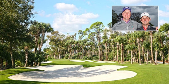 Herbie Aikens (L) and Matt Parziale finished it off at Mayacoo Lakes<br>(Kipp Schulties Golf Design photo)