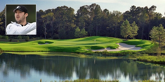 Tony Romo shot a 69 in his first CWI round (CWI photo)