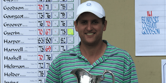 It was a day of dramatic swings for BNI winner Clay Guerin <br>(Photo courtesy of Jason Schuman)