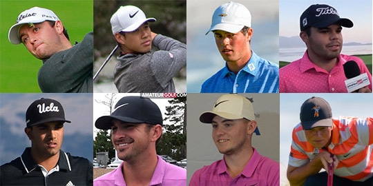 The 2018 U.S. Amateur quarterfinalists