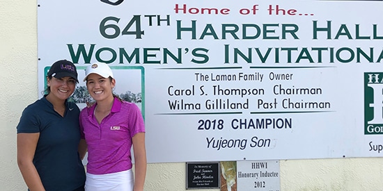 Latanna Stone and Kendall Griffin (AGC photo)