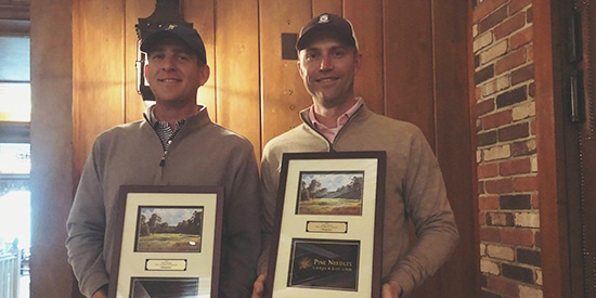 Brett Boner (left) and Stephen Woodard (Pine Needles/Facebook photo)