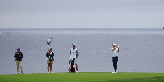 Brandon Wu at the U.S. Open (AGC photo)