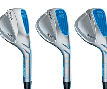 Three different sole grinds make the new 
Ping Glide wedges highly versatile