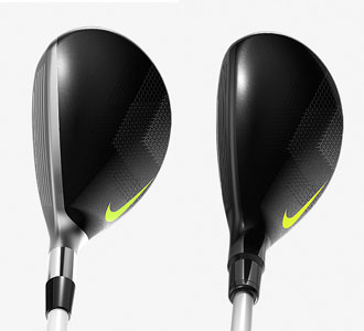 A side-by-side comparison of 
the Nike Vapor Speed and Flex hybrids.
