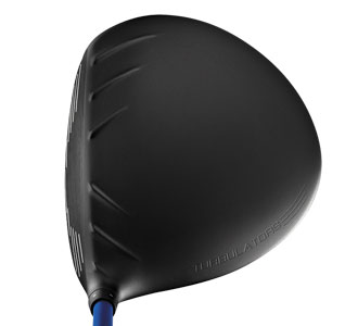 Turbulators on the crown help 
generate greater clubhead speed and ball 
velocity.
