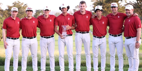 Stanford men's golf team (Stanford Athletics Photo)