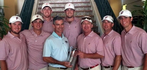 The Alabama Crimson Tide Golf Team (U. of Alabama photo)