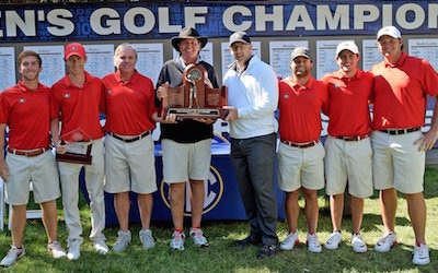 Georgia celebrates SEC Championship <br>(University of Georgia Photo)</br>