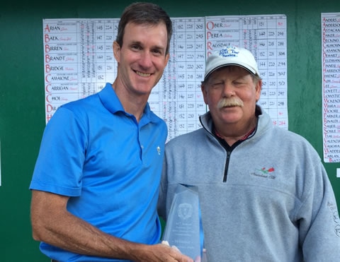 Pasadena City Champ Dan Sullivan (left) with Tournament Director Rob Moore