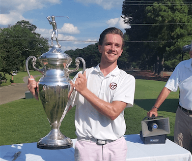 Joey Lane with Eastern Amateur trophy <br>(Photo Courtesy of Eastern Amateur)</br>