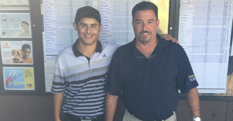 Ashkaan Hakim and Diablo Creek Head Pro Joe Fernandez (DC photo)