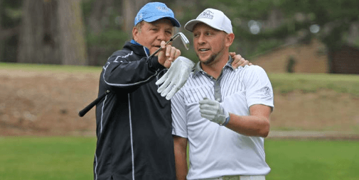 The winning duo of Randy Haag (R) and Jason Anthony (L) <br>(NCGA Photo)
