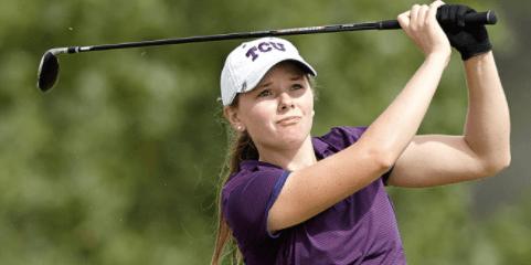 TCU's Emmy Martin (TCU Athletics Photo)