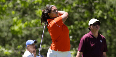 Maria Torres is the low Gator in a tie for third <br>(Florida Athletics Photo)