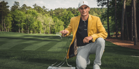 Joaquin Niemann after his win at the Junior Invitational at Sage Valley <br>(Junior Invitational at Sage Valley Photo)