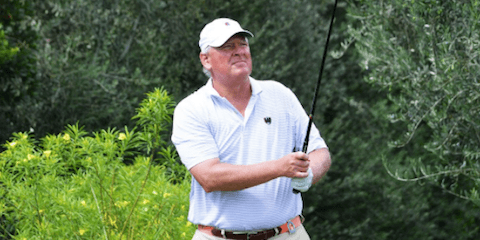 36-hole leader Gene Elliot <br>(Trans-Miss Golf Photo)