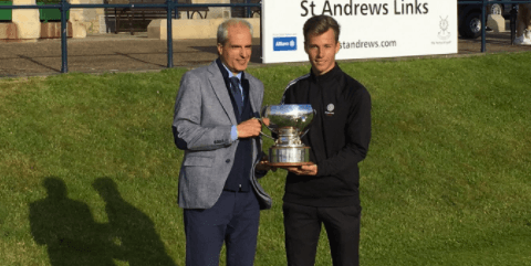 Winner Matthew Jordan <br>(St. Andrews Links Photo)
