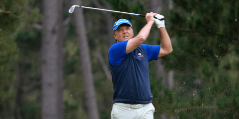 Randy Haag is 2-over after 18-holes <br>(NCGA Photo)