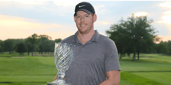 Champion Greg Bauman was the only player to finish under-par <br>(CDGA Photo)