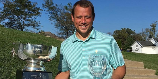 Joe Deraney, the 2017 Kentucky Mid-Amateur champion<br>(KGA photo)