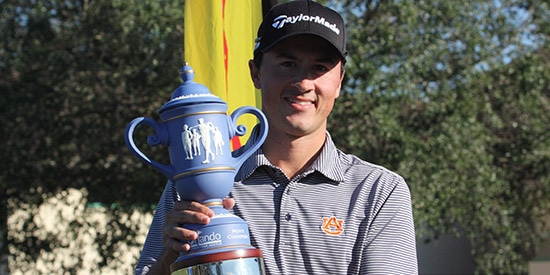 Ryan Knop closed with rounds of 65-66 to win by 4<br>(Orlando International Amateur photo)