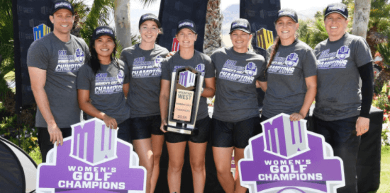 UNLV after their MWC three-peat <br>(UNLV Athletics Photo)