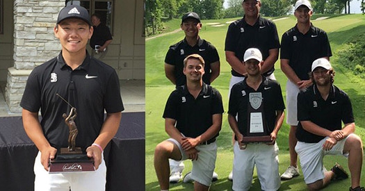 S.M. Lee (L) led Dalton State to a runner-up finish (DSC photo)