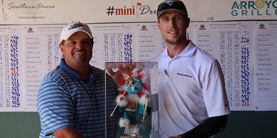 Bryan Hoops (L) won at Ak-Chin Southern Dunes (AGA photo)