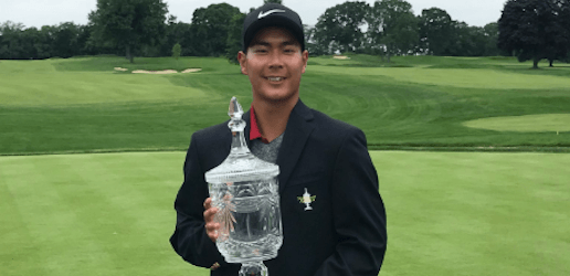 Rising USC senior Justin Suh was a wire-to-wire winner this week <br>(Northeast Amateur Photo)