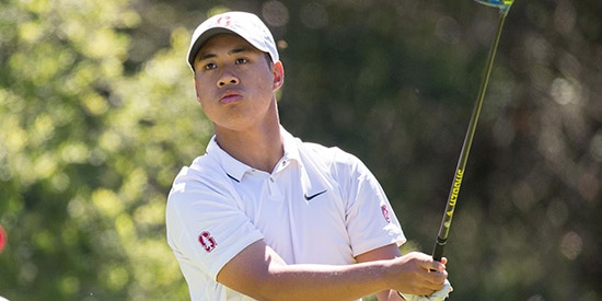 Isaiah Salinda got hot in round 1 (Stanford photo)