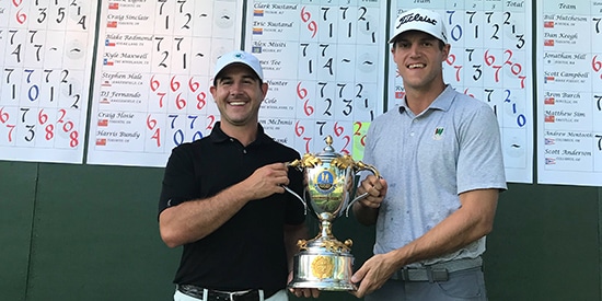 Simon McInnis and Garrett Rank (JR Williams photo)