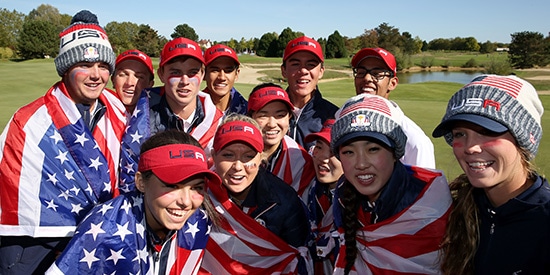 The U.S. team at the Junior Ryder Cup (PGA of America photo)
