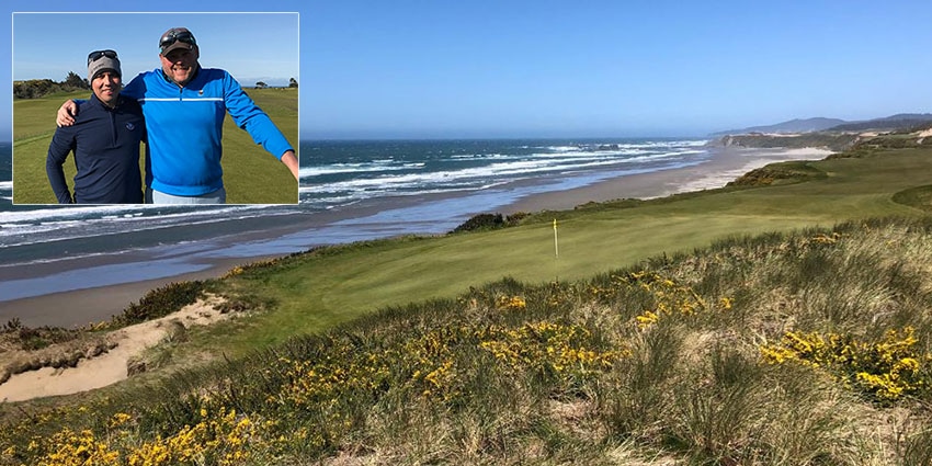 Jason Johnstone and Jason Bell prevailed after a beautiful weekend at Bandon Dunes Golf Resort (AGC photo)
