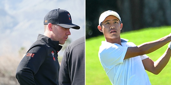 Matthew Wolff and Collin Morikawa (AGC photo/Todd Drexler, SE Sports Media)