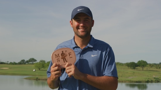 Maridoe Invitational winner Scottie Scheffler (Maridoe GC photo)