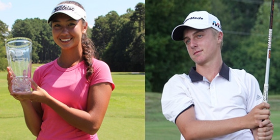 Amanda Sambach (L) and Jonathan Griz