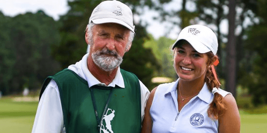 Keith Silva (L) and Rachel Kuehn (Pinehurst photo)