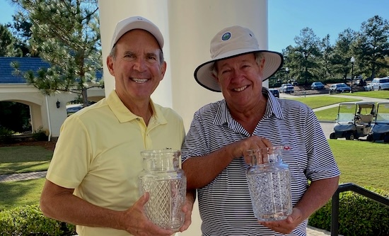 Champion Chip Lutz (left) and runner-up Paul Simson