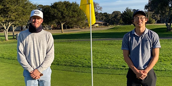 Joshua Lim (R) with Weston Payne