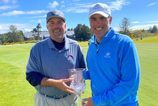 Champions Scott Pitts and Tim Lovell shot 14-under