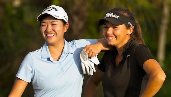 Rose Zhang and Alexa Pano (USGA photo)