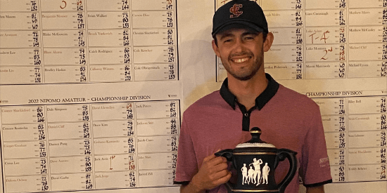 2022 Nipomo Men's Amateur champion Jack Avrit