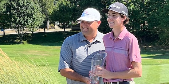 MassGolf CEO Jesse Menachem and Ryan Downes